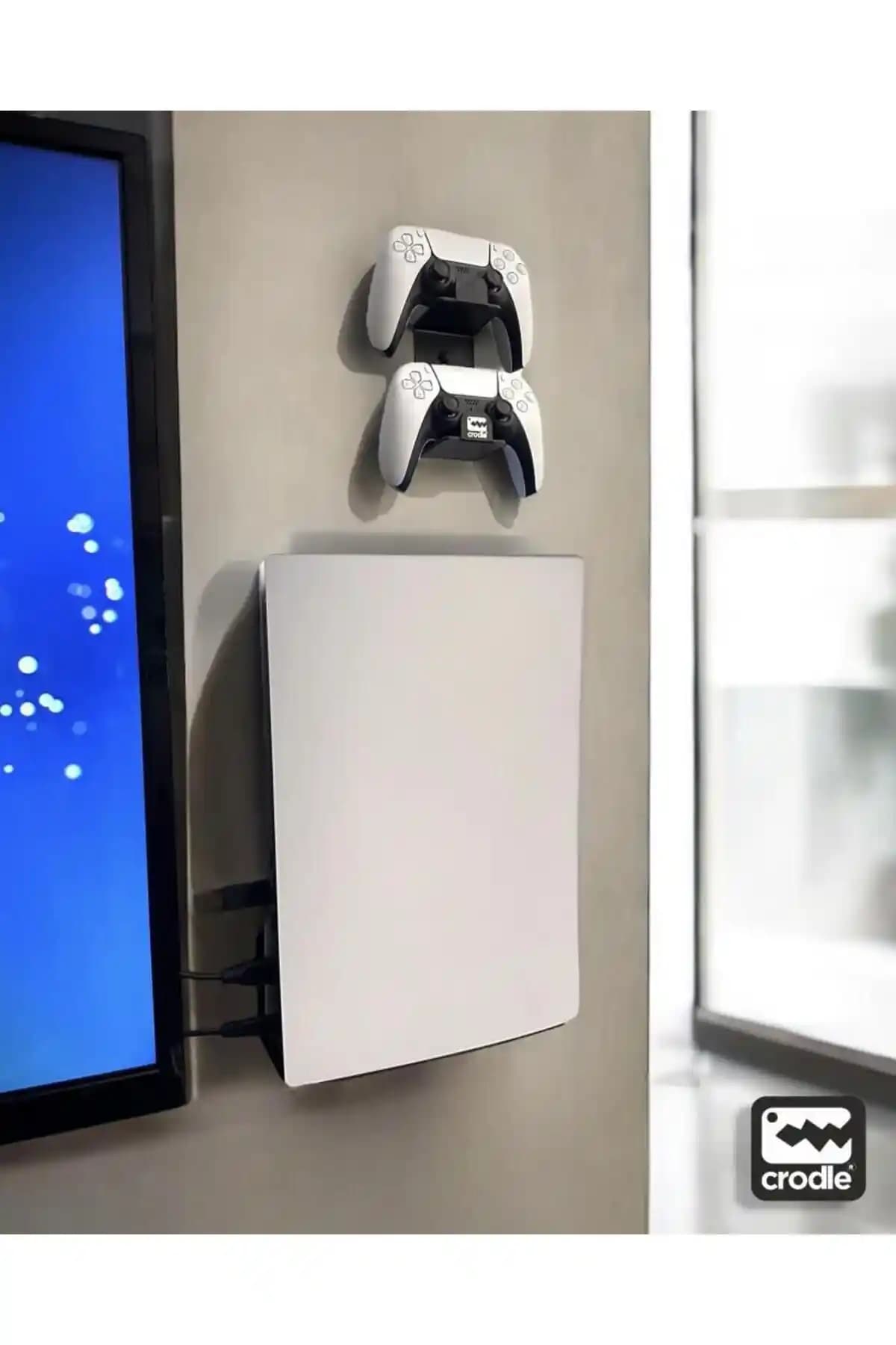 Crodle 2'li Fırsat PS5 ve PS5 Slim Duvar Standı ile Oyun Alanınızı Şekillendirin