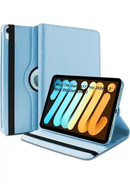 Apple iPad Mini 7 A17 Pro Uyumlu Dönebilen PU Deri Standlı Tablet Kılıfı İnceleme ve Kullanıcı Yorumları