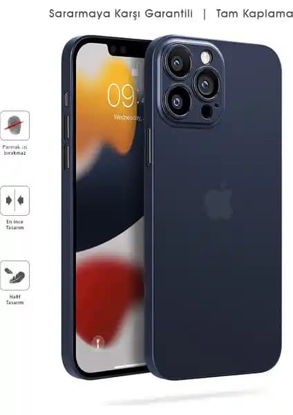 Apple iPhone 13 Pro Max için Şık ve İnce Mat Kılıf Tasarımı ve Özellikleri