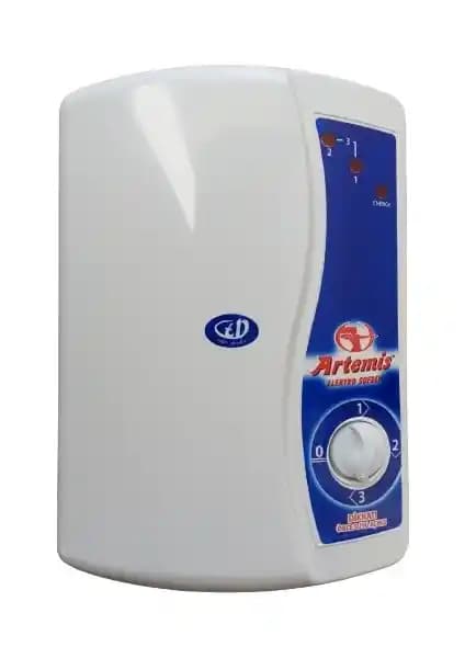 Artemis Ay<dı>n Derya 7500 W Elektrikli Şofben: Güçlü ve Güvenilir Sıcak Su Çözümü