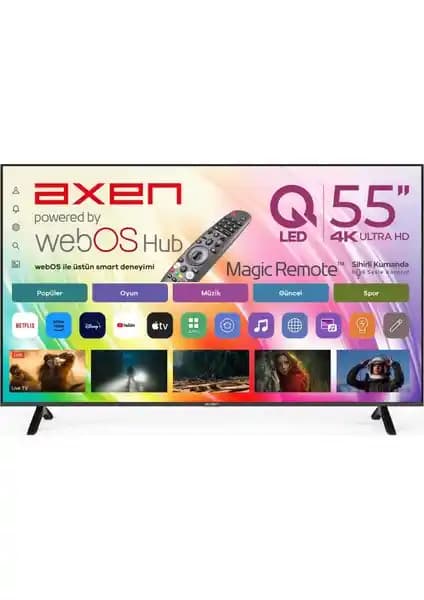 Axen AX55QMN252 ve TCL 65P79K Karşılaştırması: Hangi Televizyon Sizi Daha Çok Memnun Eder