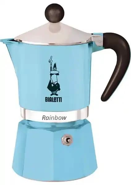 Bialetti Gökkuşağı 3 Fincan Mavi Kahve Makinesi: Şık ve Kullanışlı Tasarım Özellikleri