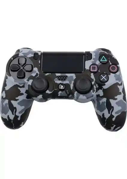 Dobe PS4 Joystick Silikon Kılıfı Kamuflaj Deseni ile Koruma ve Estetik Sağlar