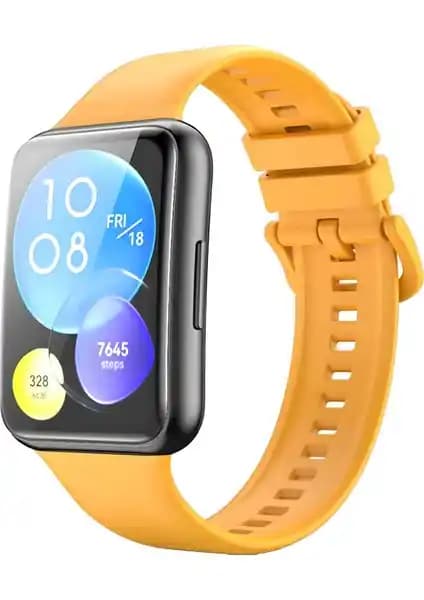Fibaks Huawei Watch Fit 2 Uyumlu Spor Silikon Sarı Kordon Kayışın Özellikleri ve Kullanım Avantajları