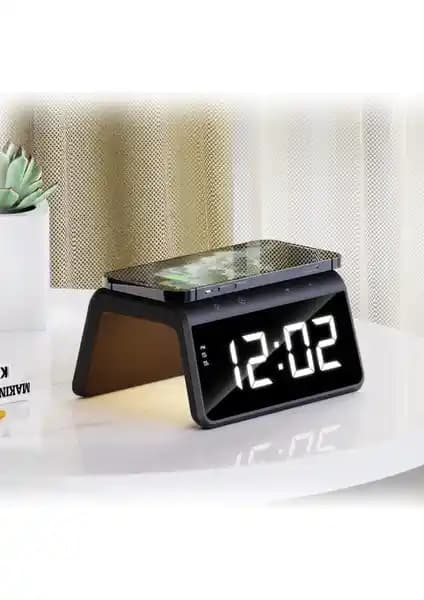 Havit W320 Çok Fonksiyonlu Kablosuz Şarj, Dijital Saat ve Gece Lambası Özellikleri