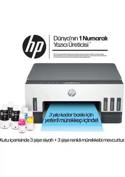 HP Smart Tank 720 Çok Fonksiyonlu Yazıcı: Yüksek Performans ve Kullanım Kolaylığı