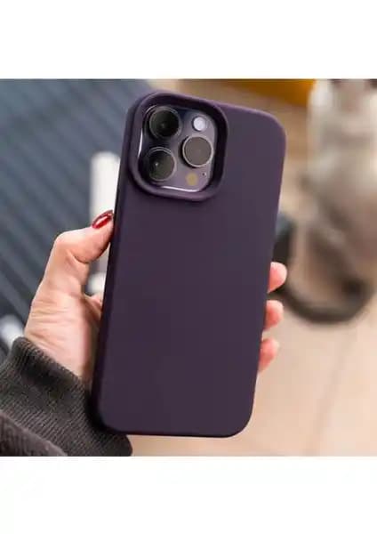 iPhone 14 Pro Max için KVK Privacy Kadife Lansman Soft Kılıfı: Güçlü Koruma ve Şık Tasarım