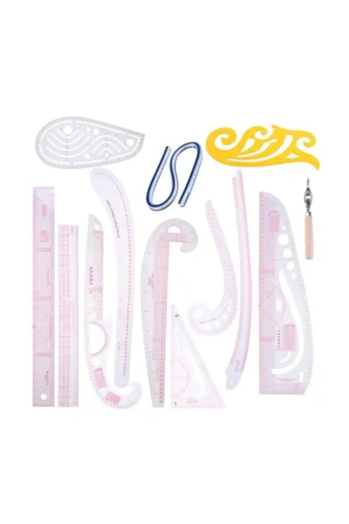 İşkur Makina Modelist Terzi Tekstil Kurve Cetvel Seti Detaylı İnceleme ve Kullanım Rehberi