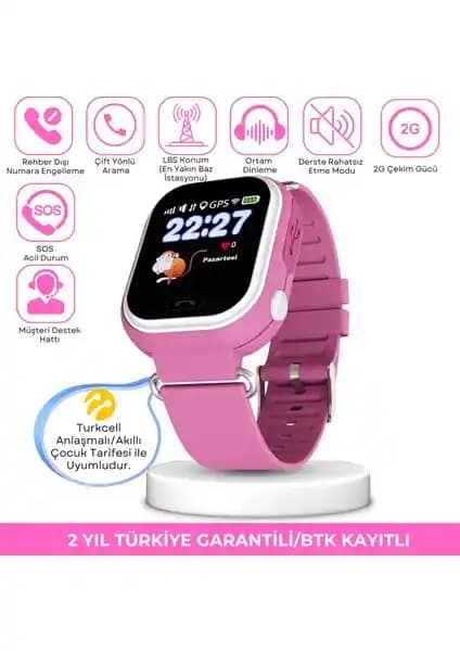 Jetzu Uz 2g Akıllı Çocuk Saati: Güvenli ve Fonksiyonel Çocuk İletişim Cihazı