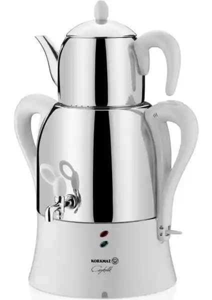 Korkmaz A341-13 ve Korkmaz Çayşef InoxSatin Semaver Karşılaştırması