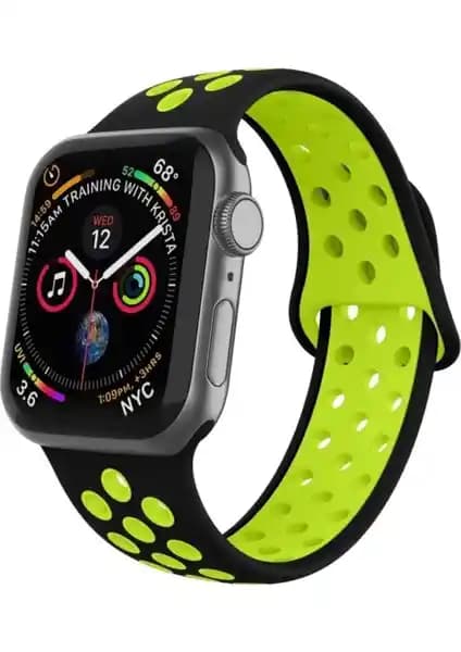 Mi7a Apple Watch Seri 2-7 Uyumlu Delikli Spor Silikon Kordon İncelemesi