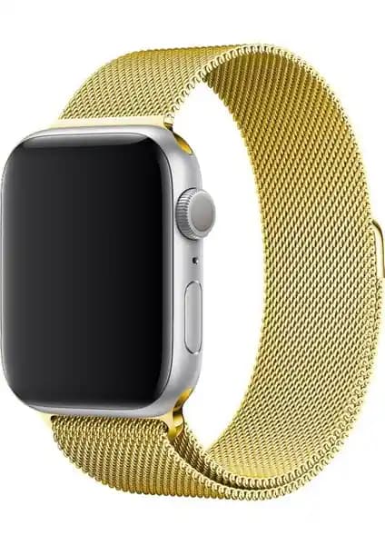 Milano Loop Çelik Örgü Kordon Apple Watch Serileri İçin Uygun ve Şık Tasarım