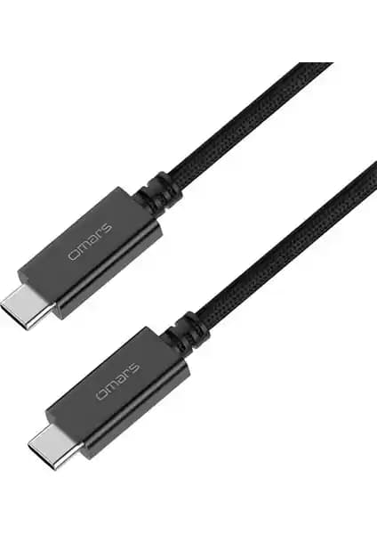 Omars USB 3.1 Tip-C 3A Hızlı Şarj ve Veri Kablosu: Dayanıklı ve Yüksek Performanslı Teknoloji Çözümü
