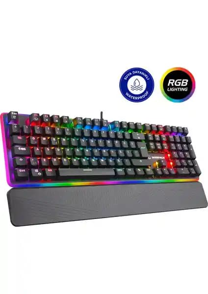 Rampage KB-R96 ULTIMATE Mekanik Klavye Gelişmiş Tasarım ve RGB Aydınlatma Özellikleriyle