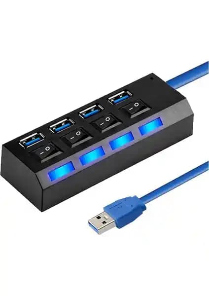 Wozlo 4 Port USB 3.0 Çoklayıcı Hub: Hızlı ve Kolay Çoklu Bağlantı Çözümü