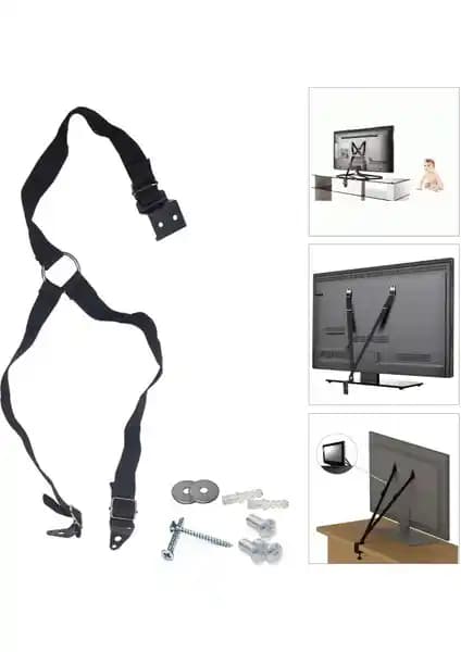 Xtrasafe LCD LED TV Güvenlik Kemeri: Çocuklar ve Aileler İçin Güvenli Televizyon Sabitleme Çözümü