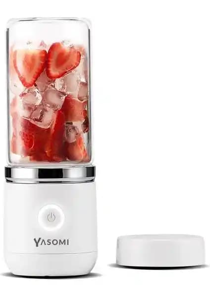 Yasomi Taşınabilir Kablosuz Şarjlı Cam El Blenderi: Pratik ve Estetik Mutfak Çözümü