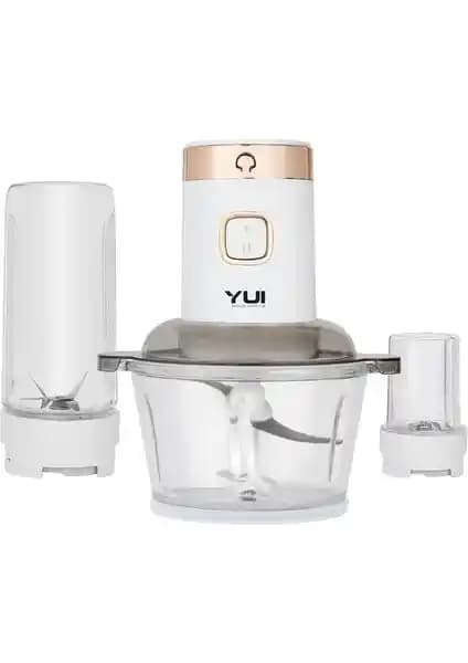 Yui M-2001 Çok Fonksiyonlu 3'ü 1 Arada Blender Seti Güçlü ve Dayanıklı Tasarım