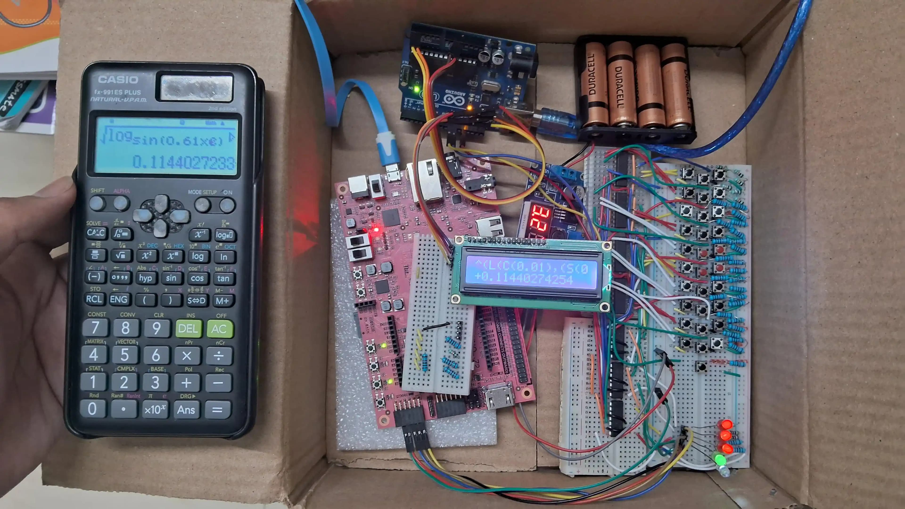 FPGA Tabanlı Hesap Makinesi Tasarımı: Donanım Programlama ve Matematiksel İşlemler