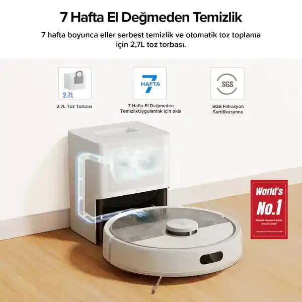 RoboRock Q8 Robot Süpürge İçin Köşe Alanı Ölçüleri ve Yerleşim Tavsiyeleri