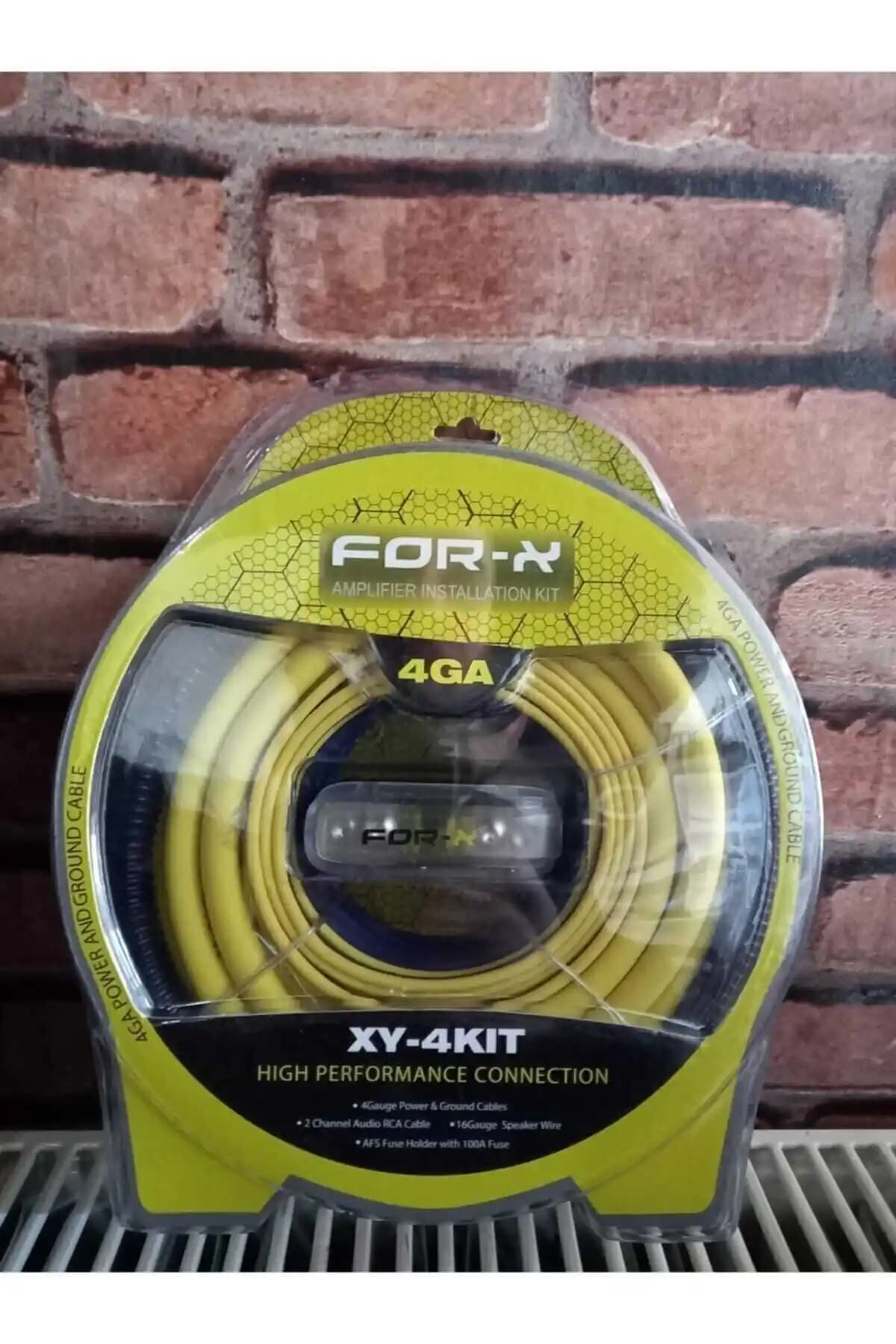 For-X XY-4kit 4ga Profesyonel Kablo Kiti Güç ve Bağlantı Çözümleri