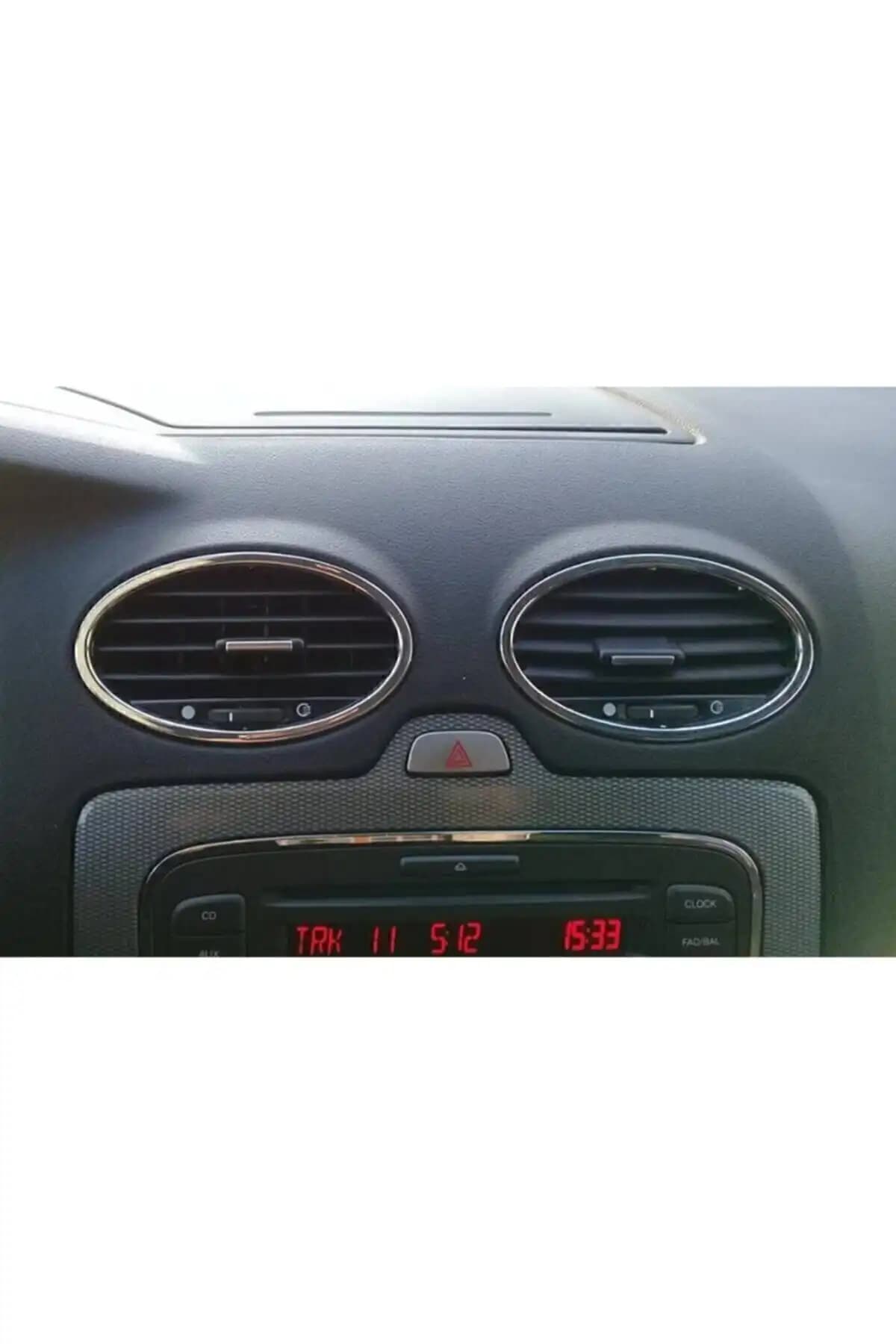 Ford Focus 2006-2011 İç ve Dış Tasarımı için Şık Havalandırma Kromu Modelleri