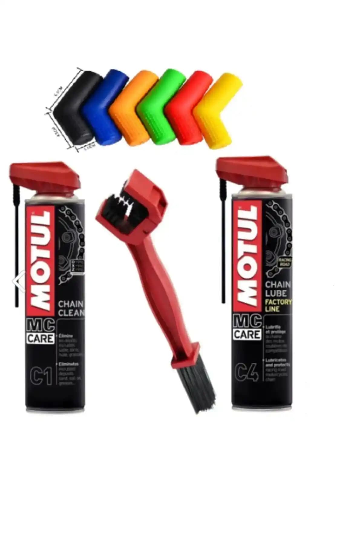 Genel Markalar Yeni C1 C4 Fırça Zincir Bakım Seti Motosiklet ve Bisikletler İçin