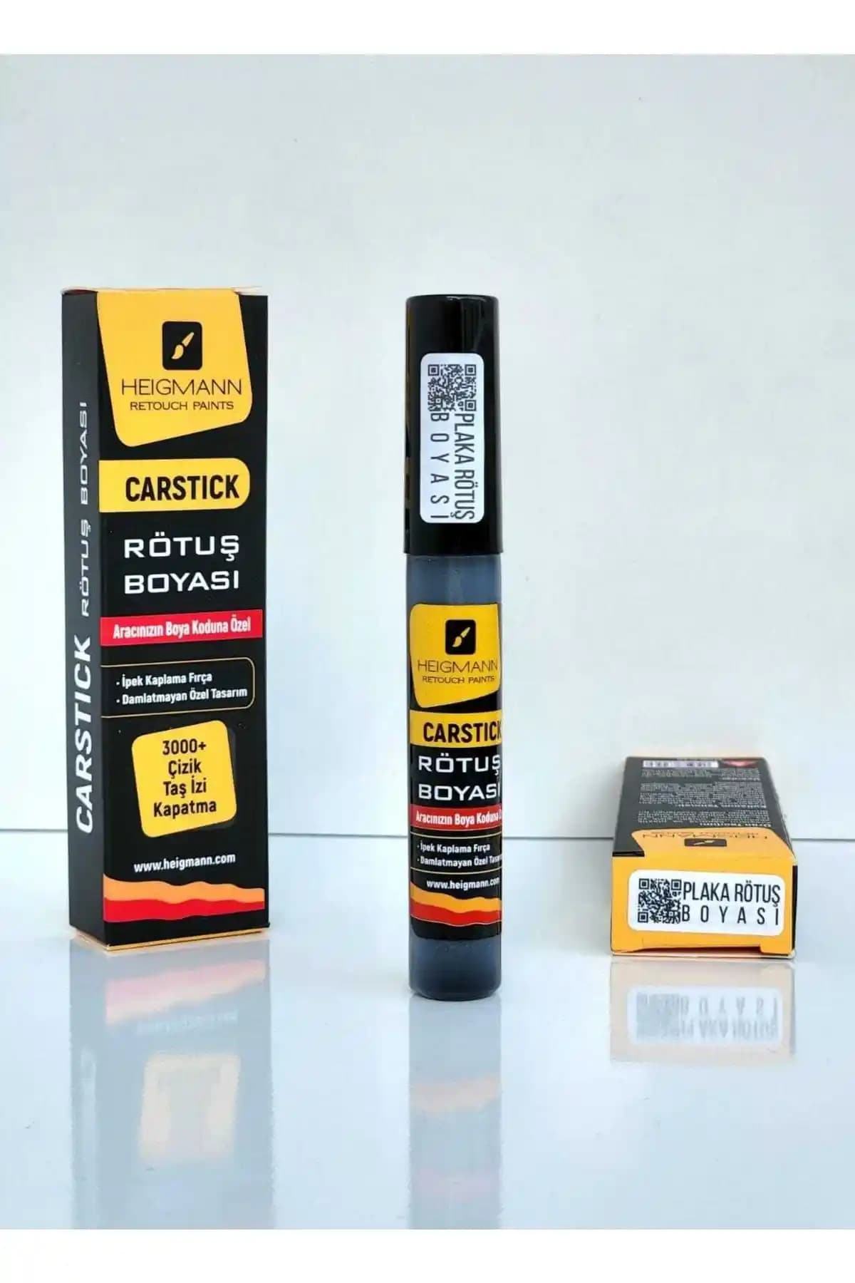 HEİGMANN Plaka Rötuş Kalemi Siyah Renk: Aracınızın Plakasını ve Siyah Yüzeyleri Yenilemek İçin Pratik Çözüm