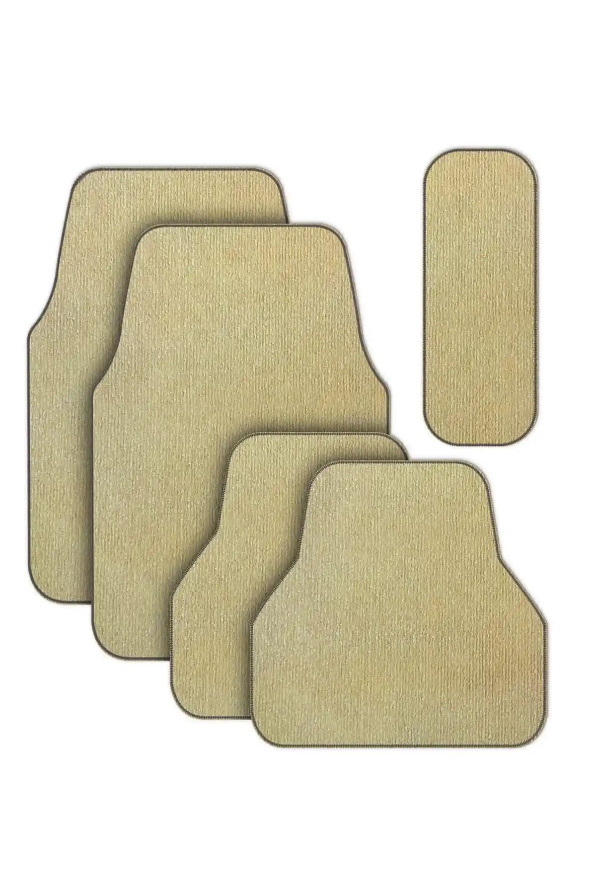 Smart Garage Siyah Kenarlı Oto Paspas Halı Seti Her Araç İçin Uygun ve Şık Tasarım