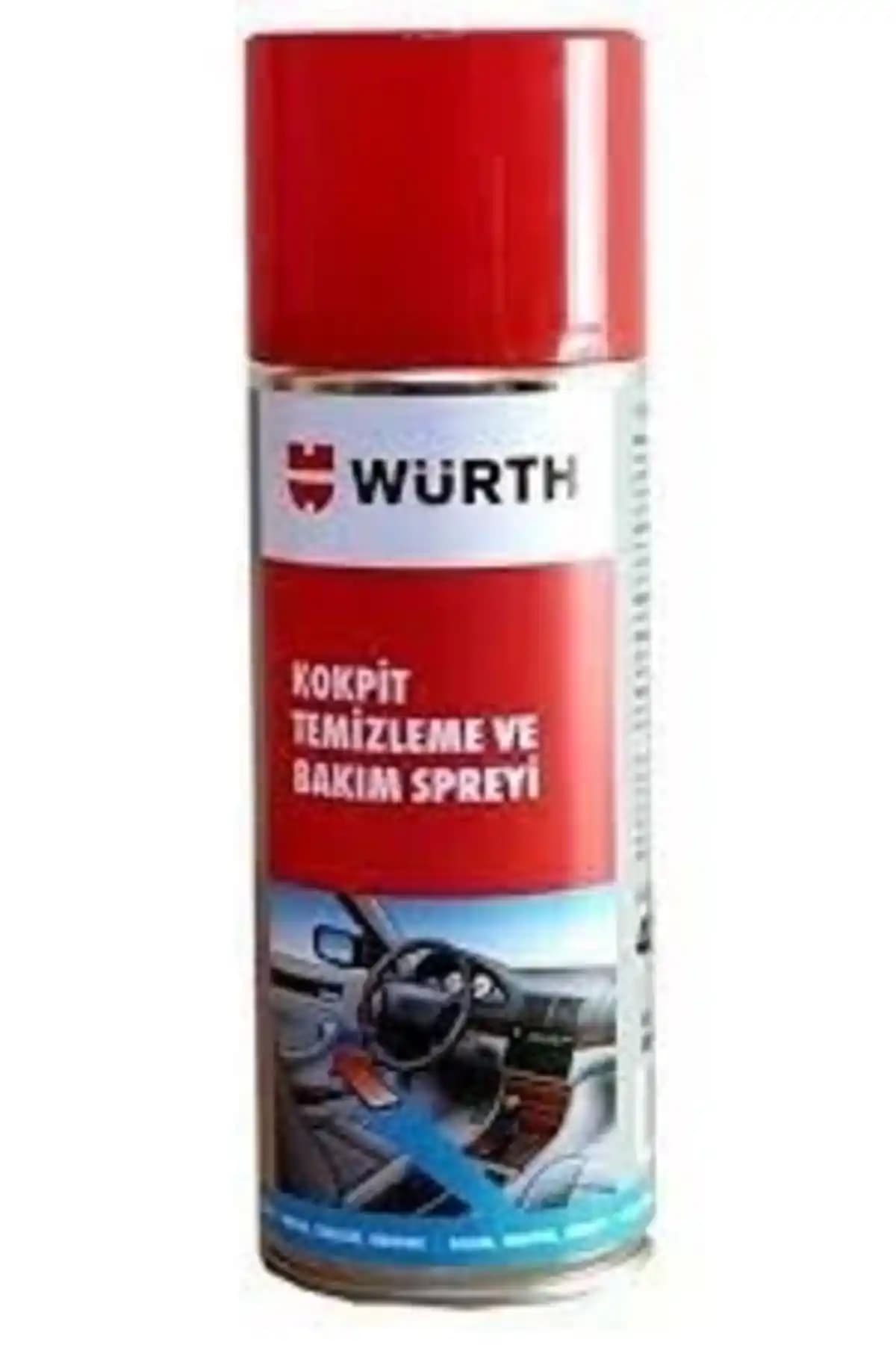 Würth Sprey Tampon Boya RAL9005 Mat Siyah Yüksek Performanslı Otomotiv ve Endüstriyel Boya