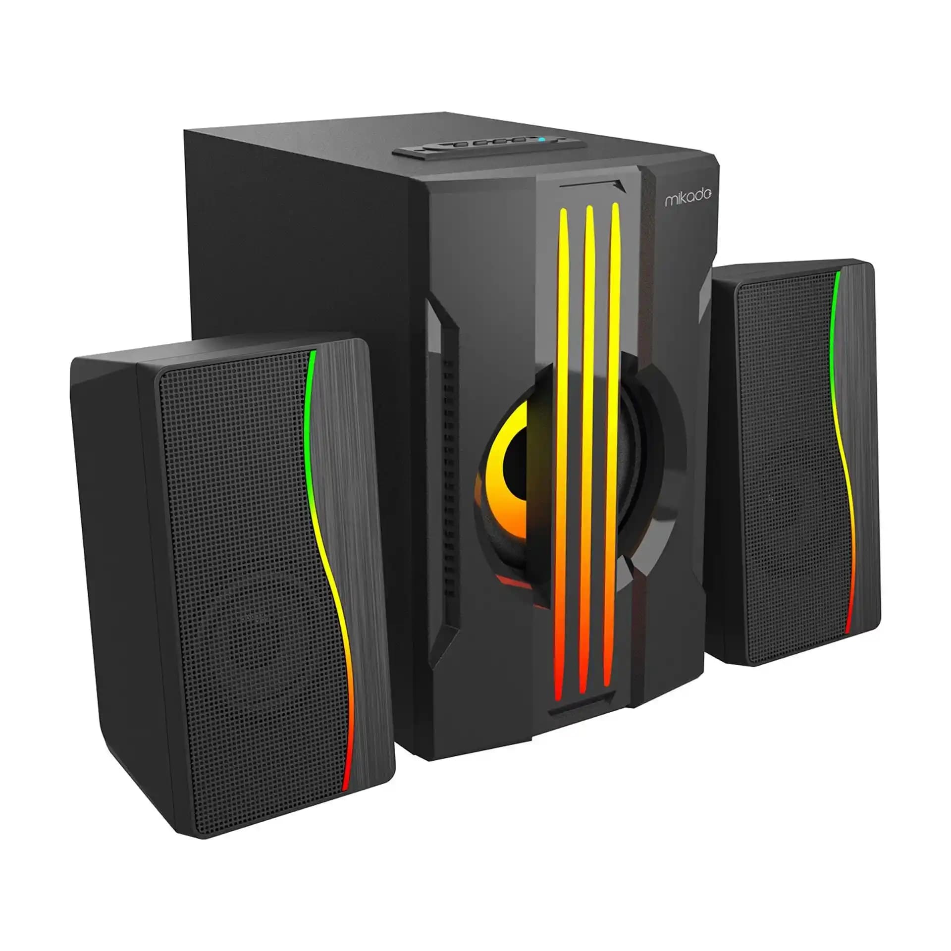 Mikado 2+1 Ses Sistemi: Ev Eğlencesi İçin Dengeli Hoparlör ve Subwoofer Performansı