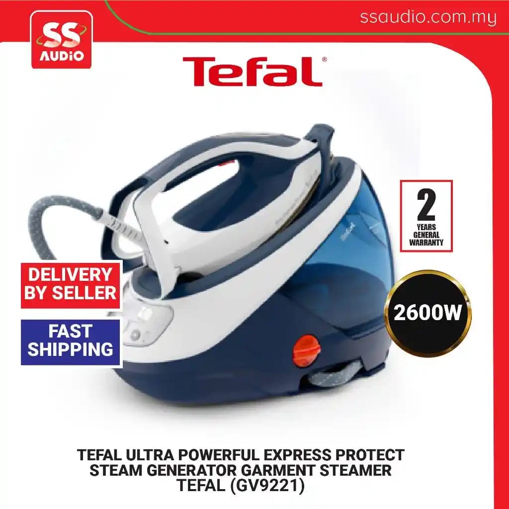 Tefal GV9221: Yüksek Buhar Gücü ve Ergonomik Tasarımla Ev Ütüleme Çözümü