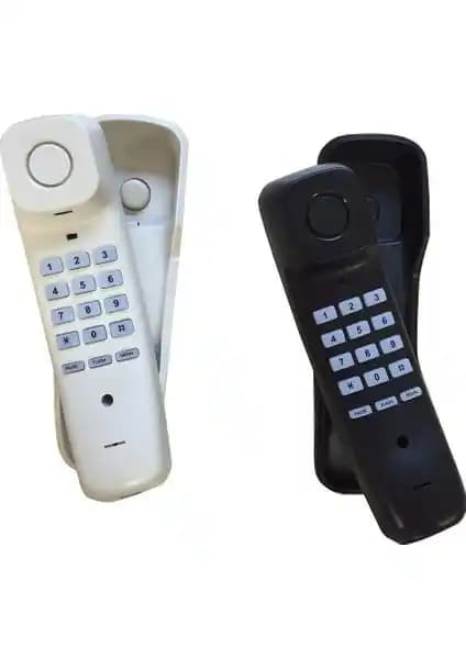 Alfacom Kablolu 103 Duvar Tipi Beyaz İletişim Cihazı Modern ve Güvenilir Ofis Kullanımı