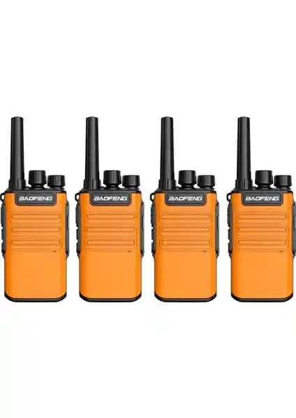 Baofeng 4'lü PMR Telsiz Seti ile Güvenilir ve Pratik Kablosuz İletişim Çözümü