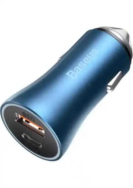 Baseus LED Işıklı Dual PD 40W Araç Şarj Cihazı Güvenli ve Hızlı Şarj Çözümü