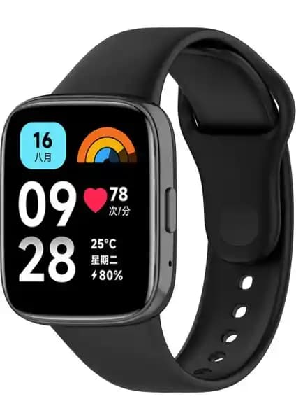 Fibaks Xiaomi Redmi Watch 3 Active Uyumlu Silikon Kayış: Dayanıklı ve Şık Tasarım