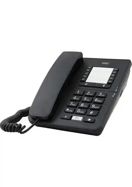 Karel TM142 Siyah Kablolu Masaüstü Telefonu İş ve Ev Kullanımı İçin Uygun