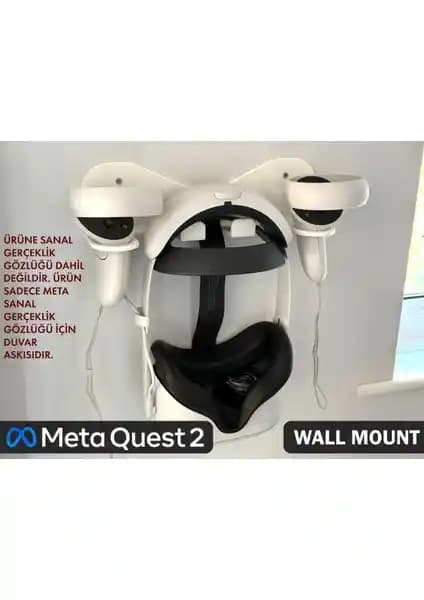 Meta Quest 2 için Modern ve Fonksiyonel Duvar Askısı - Estetik Saklama Çözümü