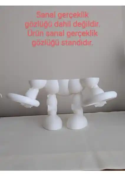 Oculus Meta Quest VR Standı Robot Figür Tasarımı ile Modern ve Dekoratif Saklama Çözümü