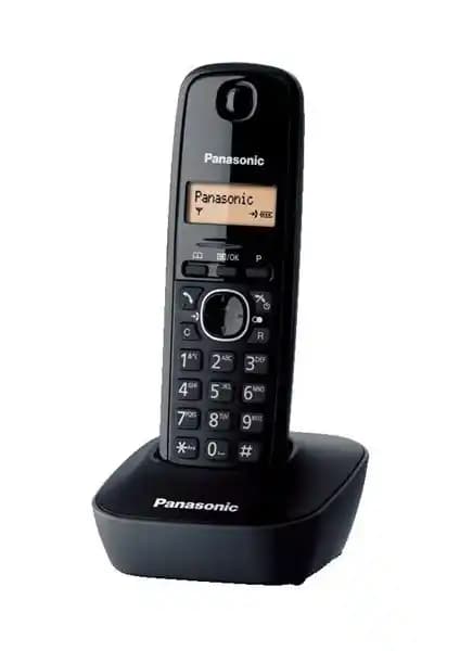 Panasonic KX-TG1611 Siyah DECT Kablosuz Telefonu Günlük İletişim İçin Uygun ve Şık Tasarım