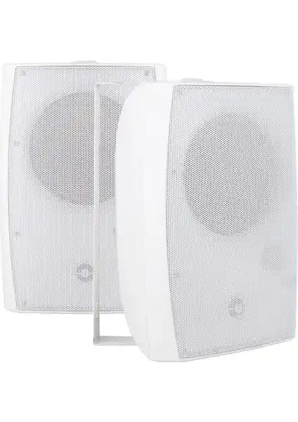 Sah Teknik DH 8ATW Beyaz 8 İnç Trafolu Profesyonel Ses Hoparlörü 250W Güç Kapasiteli