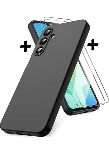 Samsung Galaxy A16 için Şık ve Güçlü Koruma Seti Kılıf ve Ekran Koruyucu