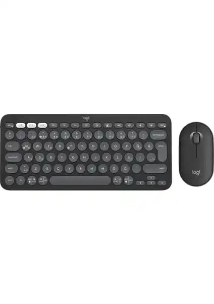 Logitech 920-012245 Grafit Pebble 2 ile Rapoo 8000M: Kablosuz Klavye-Fare Karşılaştırması