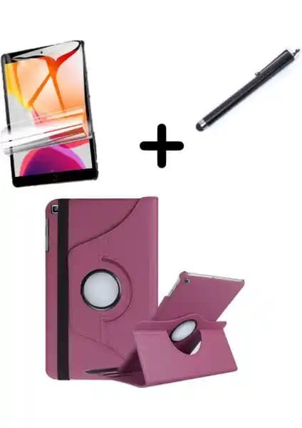 360 Döner Kılıf ve Nano Ekran Koruyucu ile Tab A8 10.5 için Çok Yönlü Koruma ve Konfor