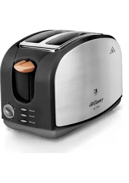 Arzum AR2014 Altro Ekmek Kızartma Makinesi 900 W, 8 Kademe, 2 Dilim Kapasitesi