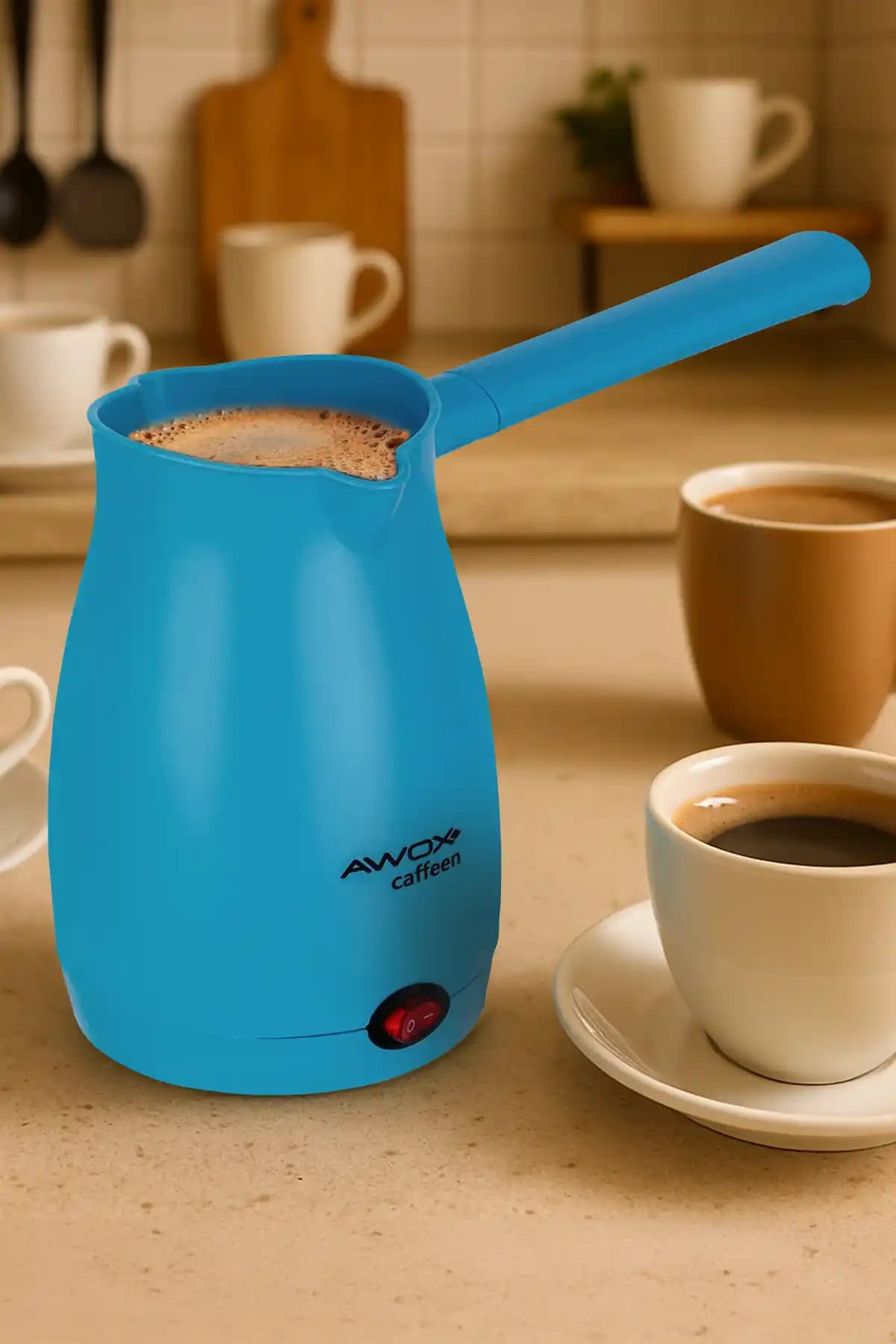 AWOX Caffeen Türk Kahvesi Makinesi: Türkiye'de Üretilen, 4 Fincan Kapasiteli