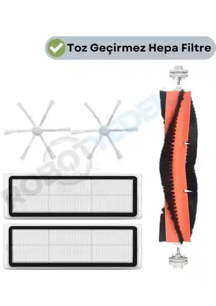 Beş Parçalı Uyumlu Set Xiaomi Vacuum Mop 2 Bakımı Kolaylaştırır ve Temizlik Verimi Artırır