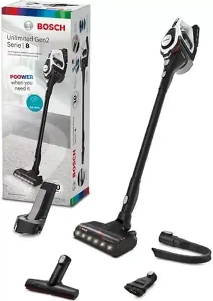 Bosch BBS8214 Dik Şarjlı Elektrik Süpürgesi: Pil Ömrü ve Filtrasyon Özellikleri