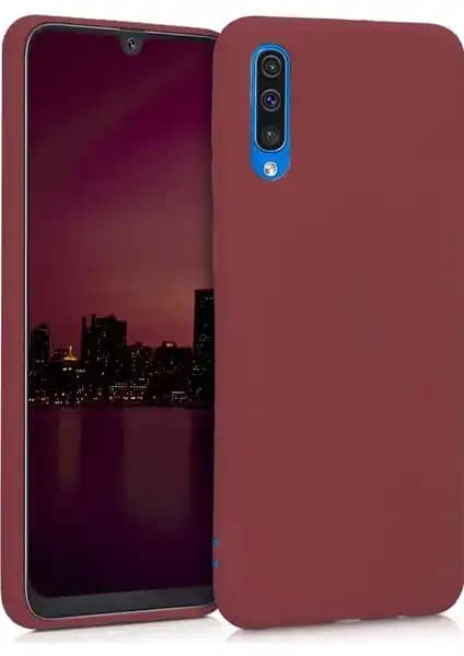 Case 4U Premier Koyu Mor Mat Silikon Arka Kapak Kılıf Samsung Galaxy A50s/A30s/A50