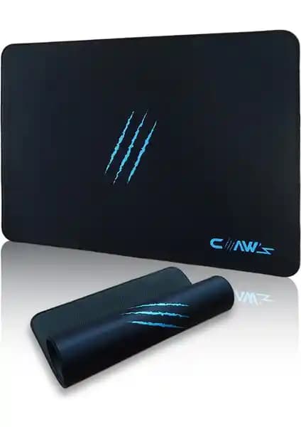 Claw's Yumuşak Mikrofiber Fare Altlığı 40x30 cm: Kaydırmaz Taban ve Dayanıklı 360° Dikişli Kenarlar